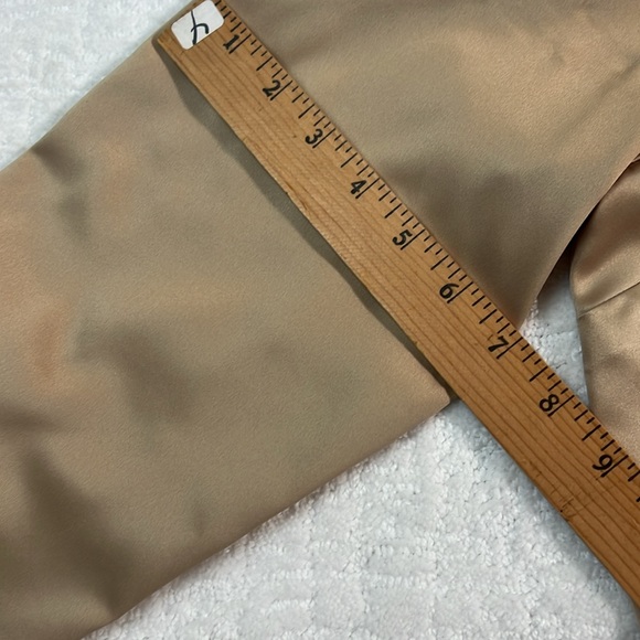 Karen Scott satin classic button down collared long sleeve blouse L - Picture 7 of 7